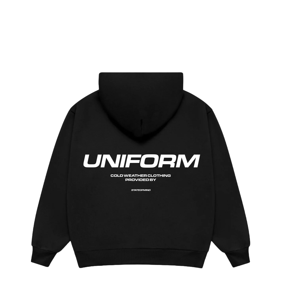 UNIFORM HEAVYWEIGHT HOOD (Stealth Black)